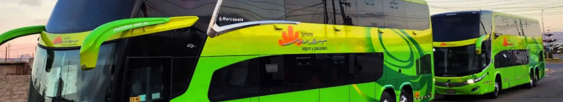Catálogo de Tickets de Bus de transporte directo o con paradas turísticas.