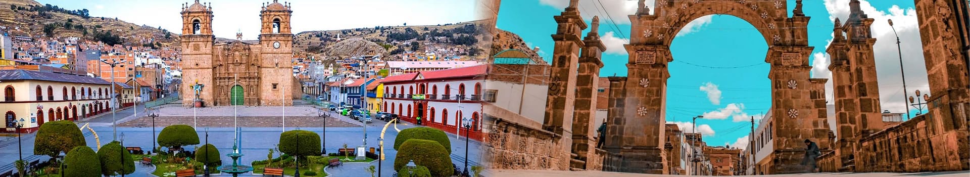 City tour en la ciudad de Puno, Plaza de armas, Arco Deustua, Museo Dreyer, Mirador Puma Uta.